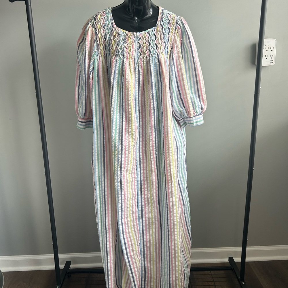 Striped Multicolor Maxi Dress